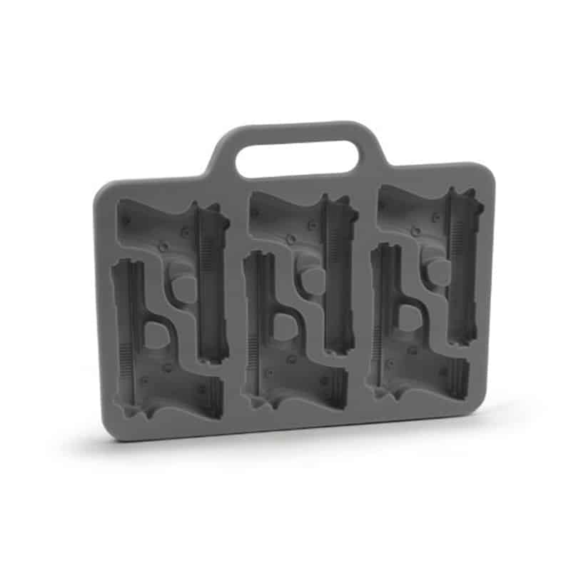 Moule à glaçons pistolets en silicone – 6 glaçons
