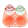 Moule à glaçons roses 3D – 2 fleurs – vue 1