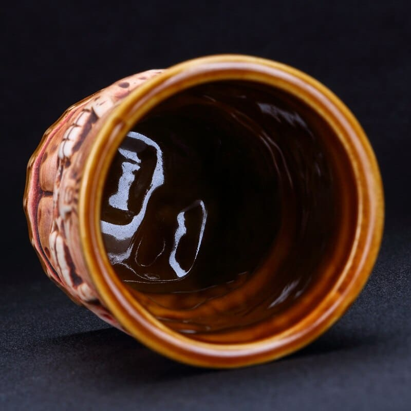 Mug Tiki totem – cocktail tropical sculpté