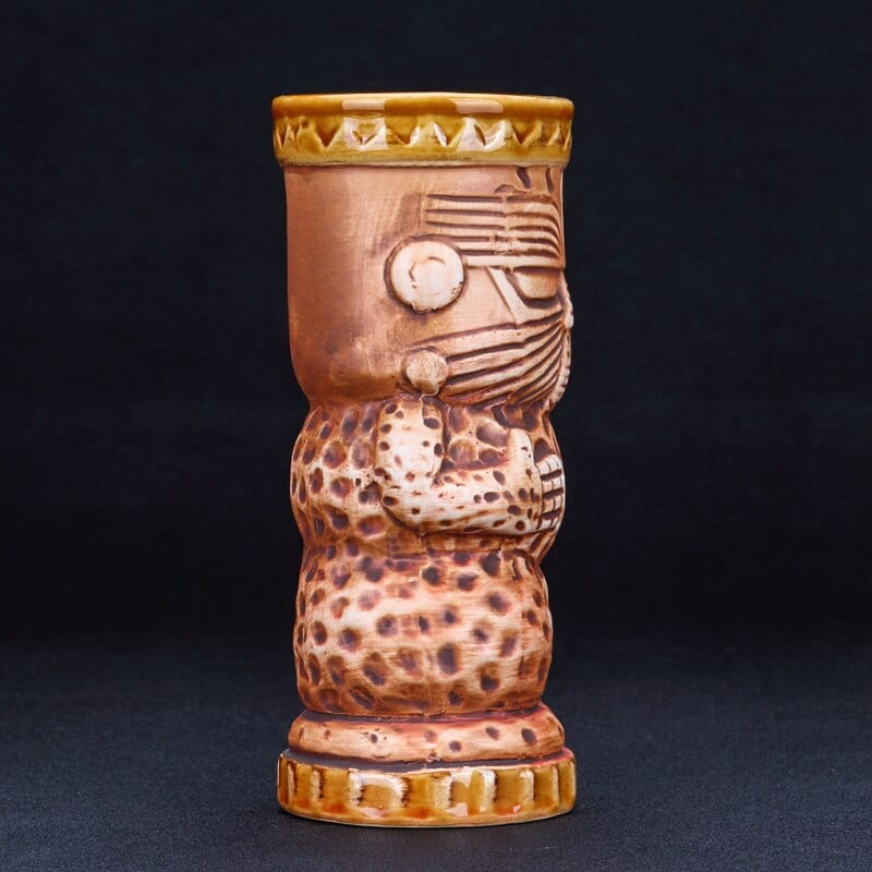 Mug Tiki totem – cocktail tropical sculpté