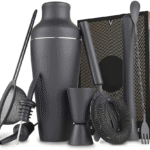 Kit barman Continental Shaker Noir Mat – set cocktail