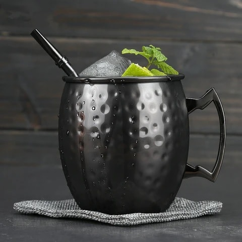 Mug Moscow Mule Noir – chope cocktail