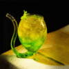 Verre à cocktail Avec Paille – présentation spectaculaire – vue 1