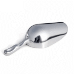 Pelle à glaçons professionnelle en inox 21,3 cm – poignée ajourée