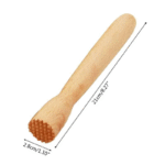 Pilon à cocktail en bois rainuré – mojito et caïpirinha