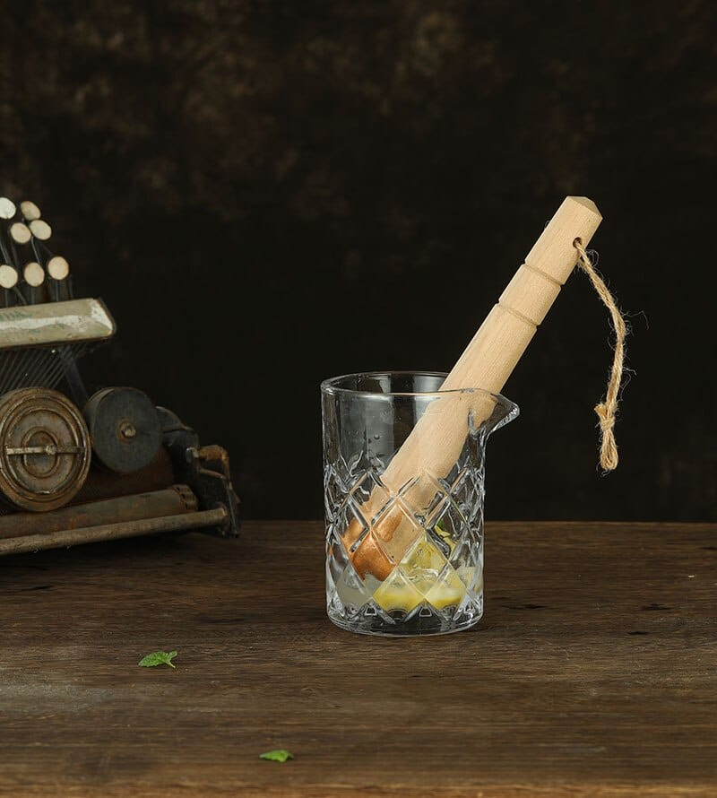 Pilon à cocktail en Bois – mojito et fruits
