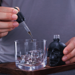 Pipette à cocktail Tête de Mort – dosage créatif – vue 2