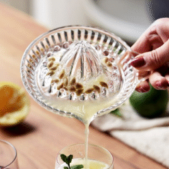 Presse-agrumes manuel en Verre – cocktails frais – vue 2