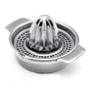 Presse-agrumes manuel en inox – citron et orange – vue 1
