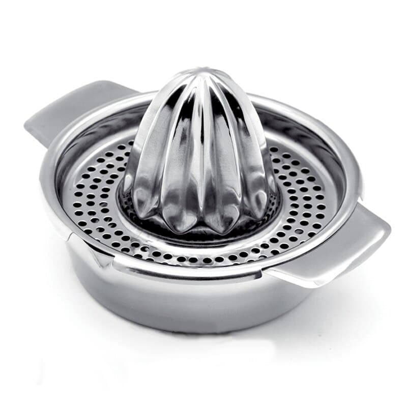 Presse-agrumes manuel en inox – citron et orange