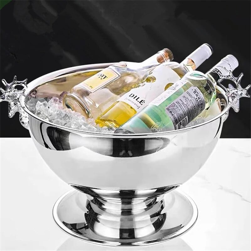 Seau à champagne Cerf – service frais