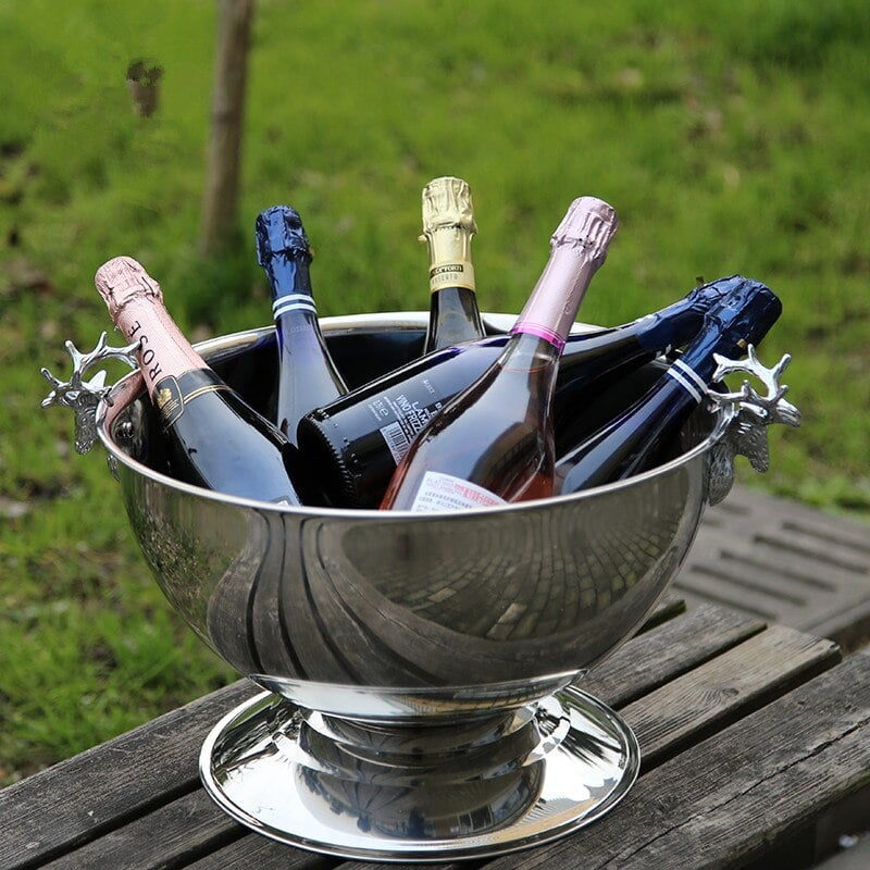 Seau à champagne Cerf – service frais