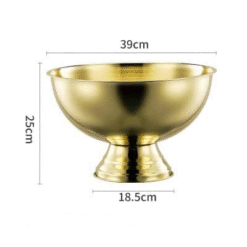 Seau à champagne Or – service frais – vue 2