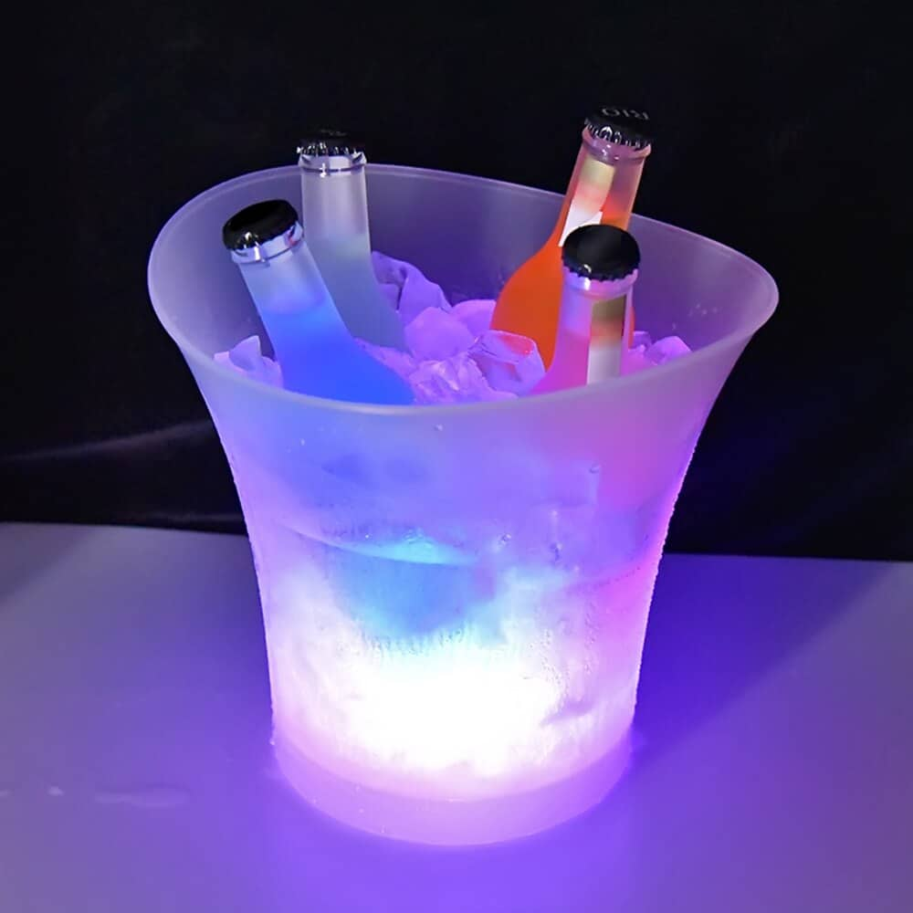 Seau à champagne LED – service frais