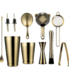 Kit barman Shaker Boston Bronze – set cocktail – vue 1