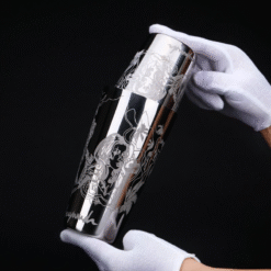 Shaker à cocktail Argent – mixologie – vue 1