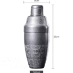Shaker cocktail professionnel à arabesques – 500 ml