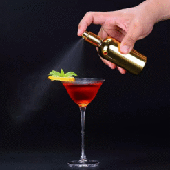 Vaporisateur à cocktail doré – brume aromatique – vue 2
