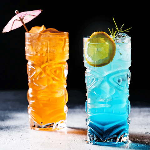 Verre Tiki Tahiti – totem tropical sculpté