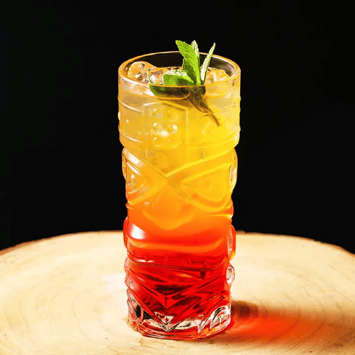Verre Tiki Tahiti – totem tropical sculpté