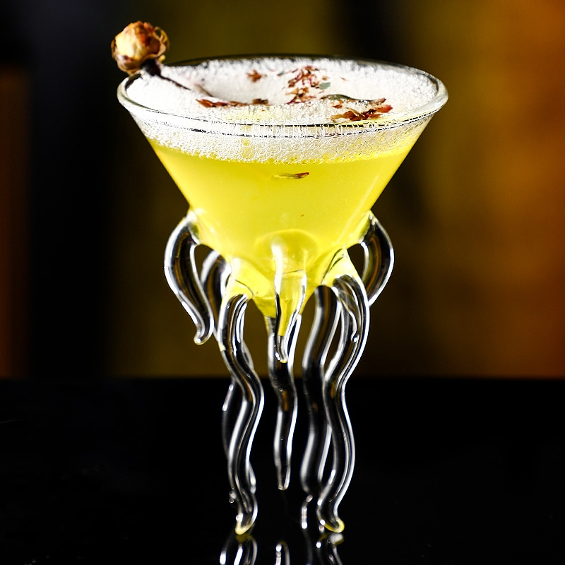 Verre à cocktail Tentacules – présentation spectaculaire