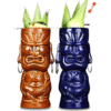Mug Tiki Totem bicolore – céramique polynésienne – vue 1