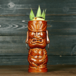 Mug Tiki Totem bicolore – céramique polynésienne