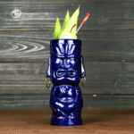 Mug Tiki Totem bicolore – céramique polynésienne
