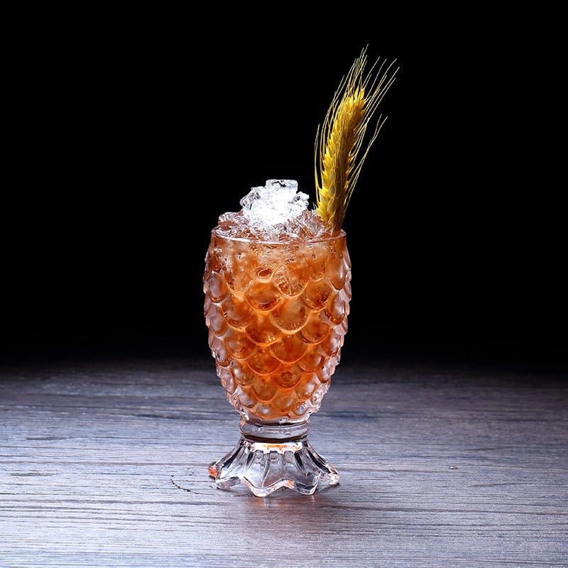 Verre à cocktail Ananas – présentation spectaculaire
