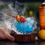 Verre à cocktail Poisson – présentation spectaculaire