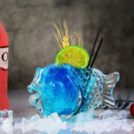 Verre à cocktail Poisson – présentation spectaculaire