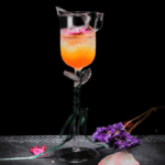 Verre à cocktail Rose – présentation spectaculaire