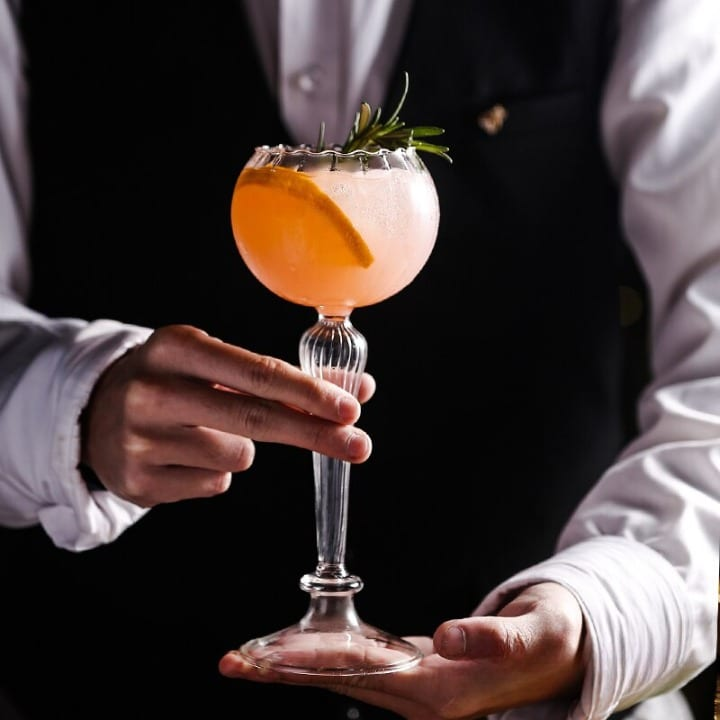 Verre à cocktail Vintage (2 Pièces) – présentation spectaculaire