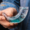 Verre à digestif pipe – verrerie insolite – vue 1