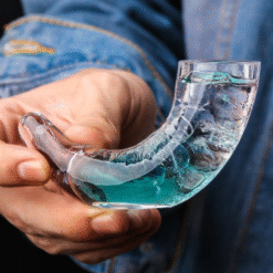 Verre à digestif pipe – verrerie insolite – vue 1