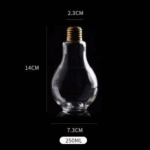 Verre à cocktail Ampoule Cocktail – présentation spectaculaire