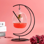 Verre à apéritif suspendu – présentation originale
