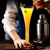 Verre à cocktail Trompette – présentation spectaculaire – vue 1