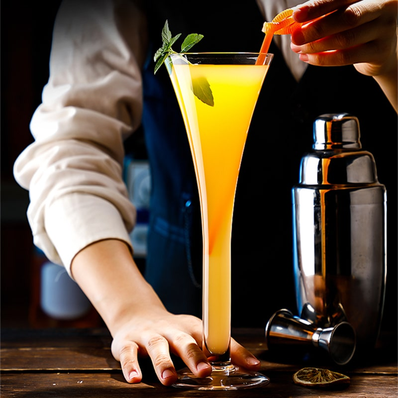 Verre à cocktail Trompette – présentation spectaculaire