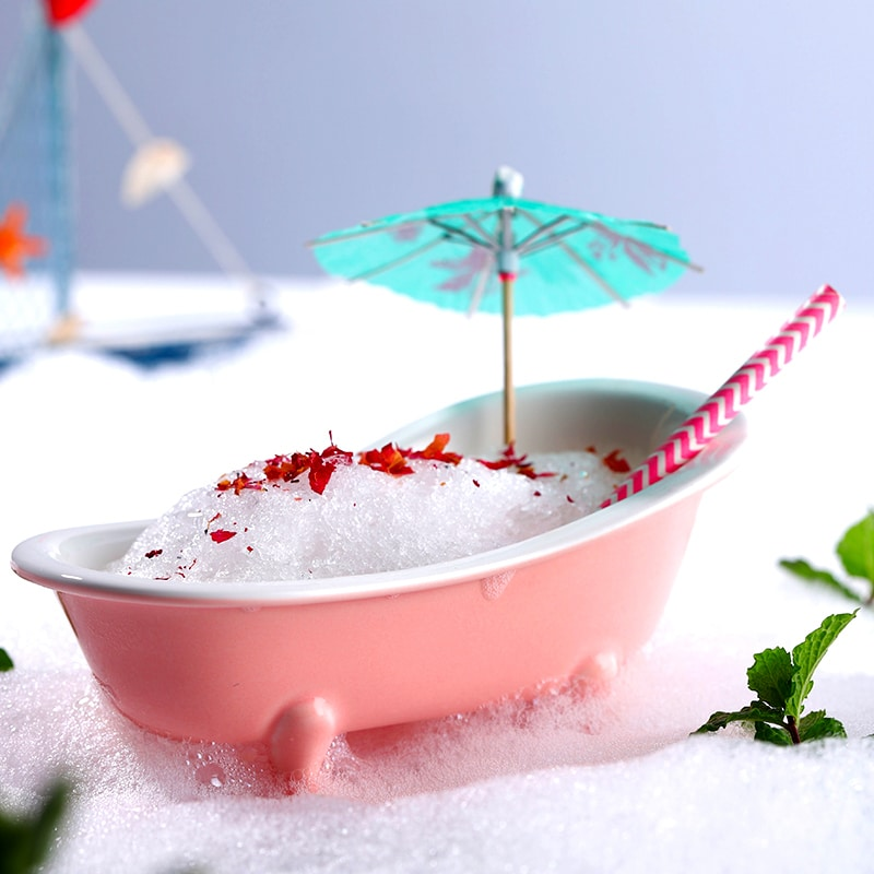 Verre cocktail baignoire rose – mug céramique original