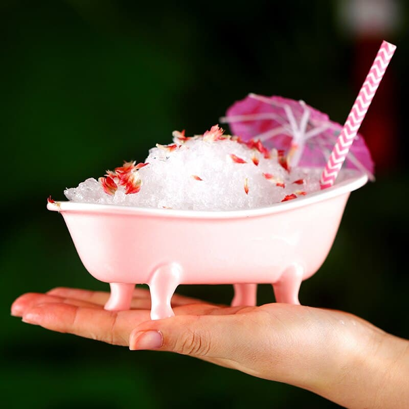Verre cocktail baignoire rose – mug céramique original