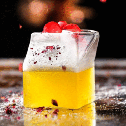 Verre à cocktail Boite – présentation spectaculaire – vue 2