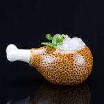 Verre à cocktail Cuisse – présentation spectaculaire