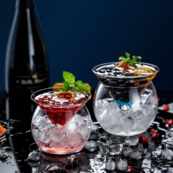 Verre à cocktail Gastronomique – présentation spectaculaire – vue 1
