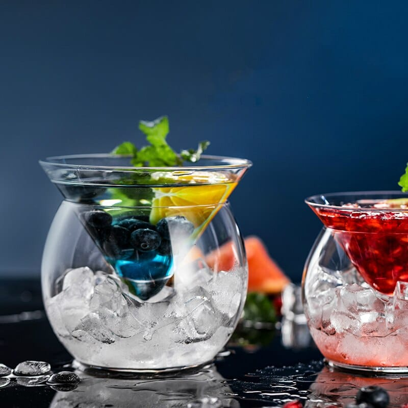 Verre à cocktail Gastronomique – présentation spectaculaire