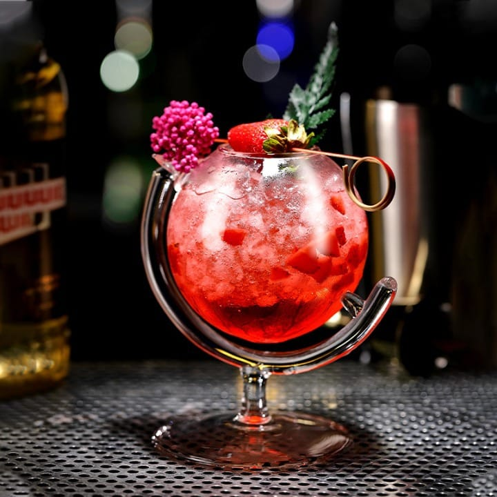 Verre à cocktail Globe – présentation spectaculaire