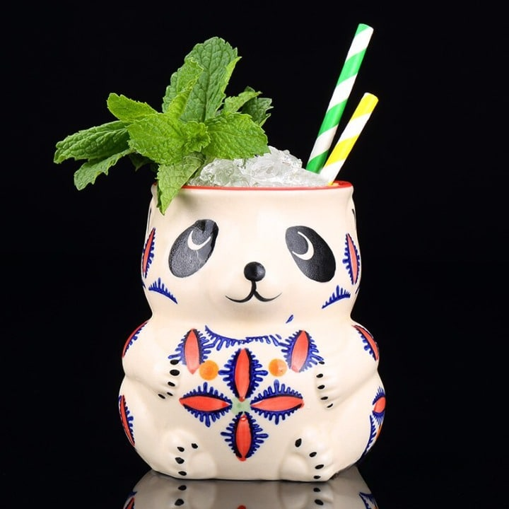 Verre à cocktail Panda – présentation spectaculaire