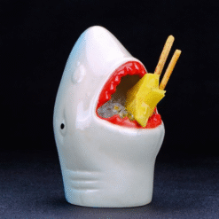 Verre à cocktail Requin – présentation spectaculaire – vue 2
