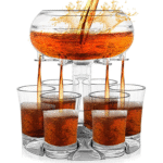 Distributeur de shots 6 verres – remplissage simultané