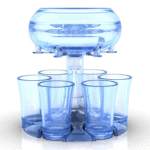 Distributeur de shots 6 verres – remplissage simultané
